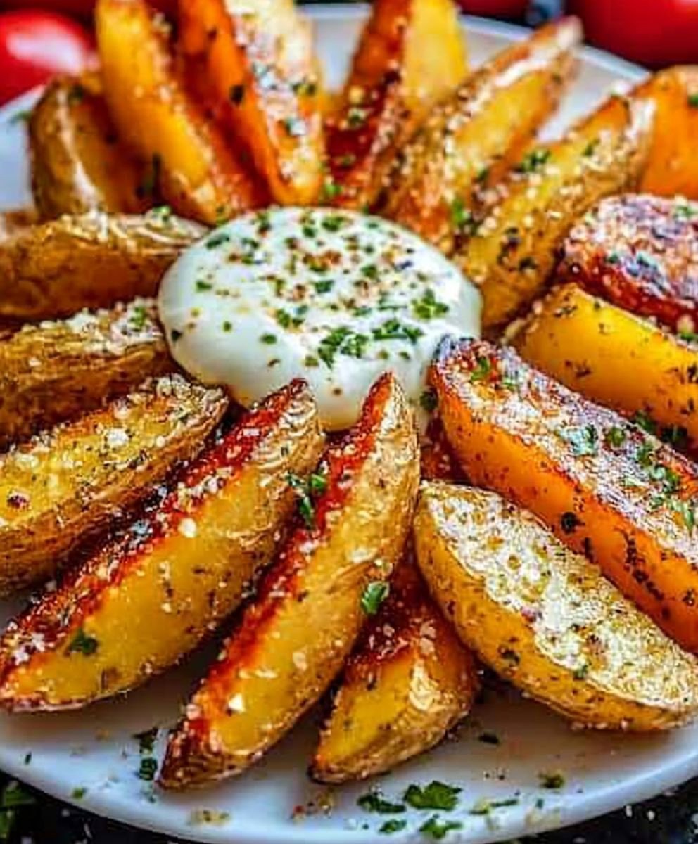 Crispy Potato Wedges