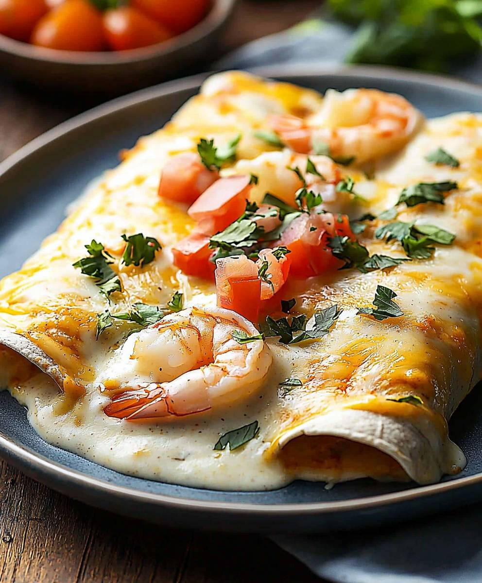 Creamy Shrimp Enchiladas