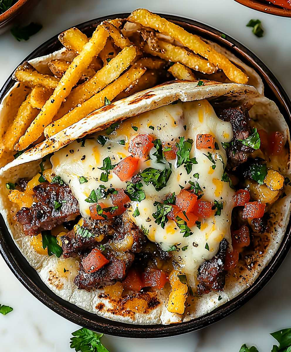 Steak and Cheese Burritos