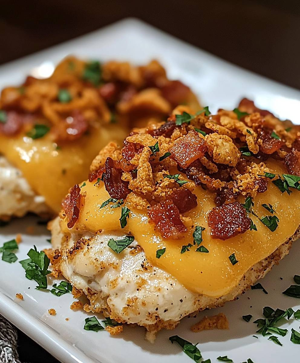 Cream Cheese Bacon Stuffed Chicken