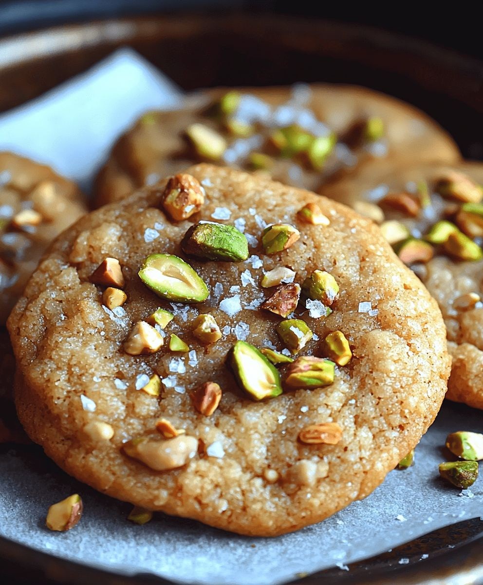 Salted Honey Pistachio Cookies