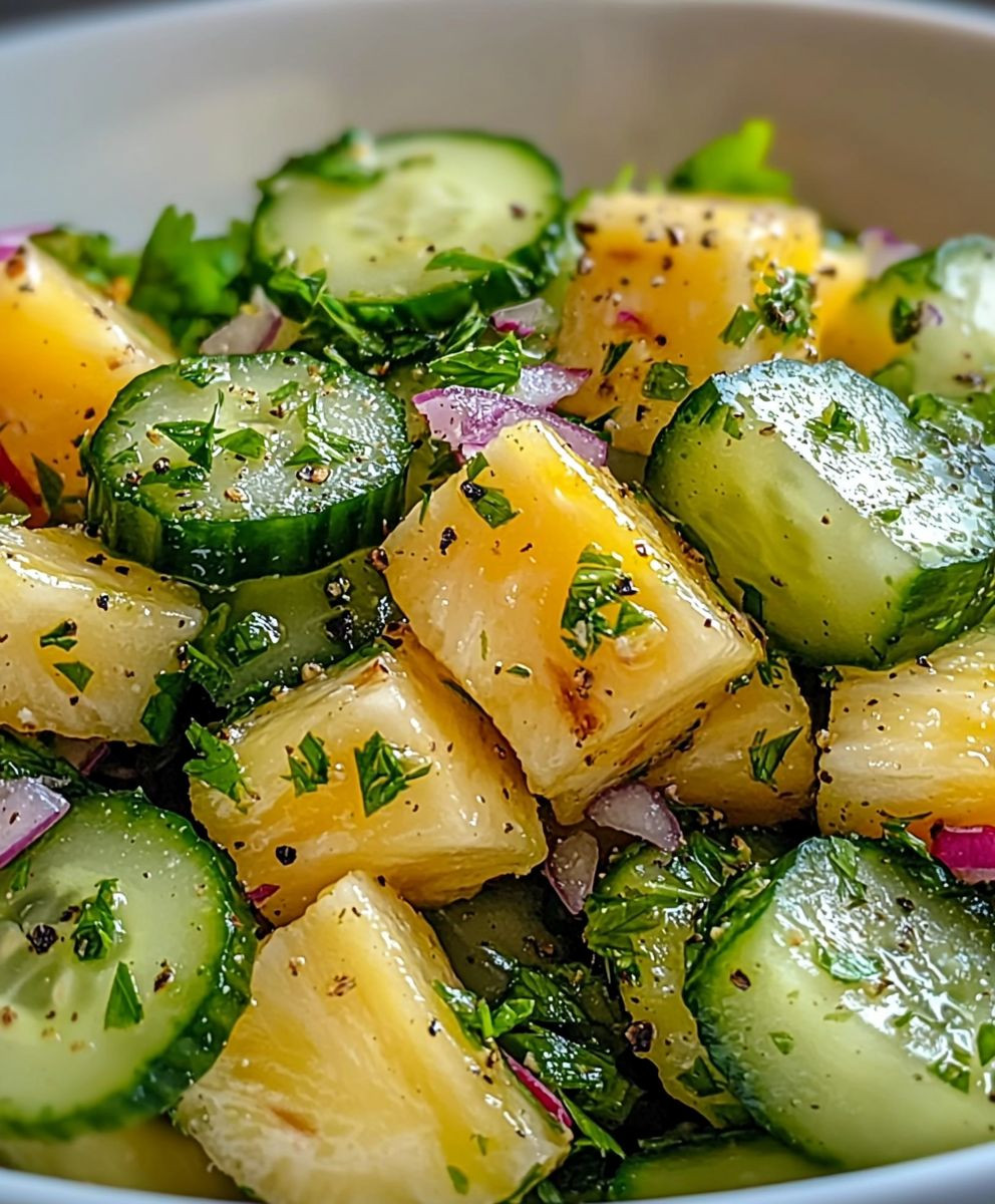 Pineapple Cucumber Salad
