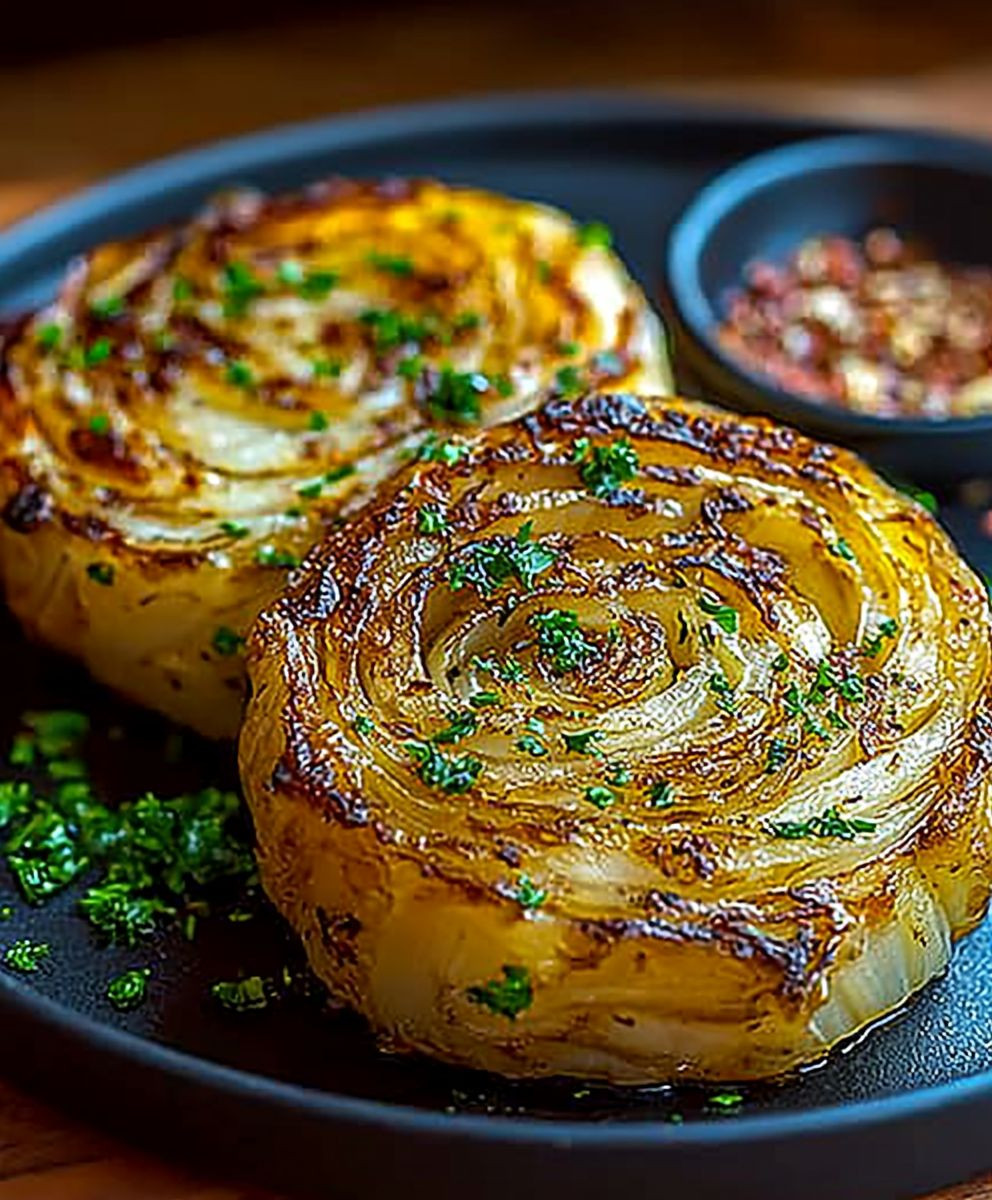 Oven Roasted Garlic Cabbage