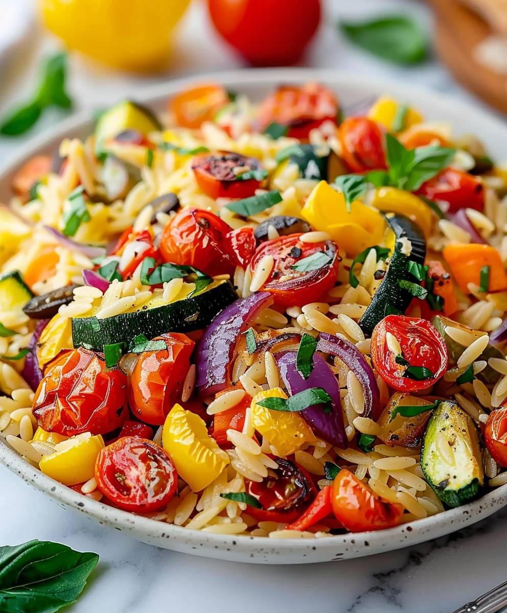 Roasted Vegetable Orzo