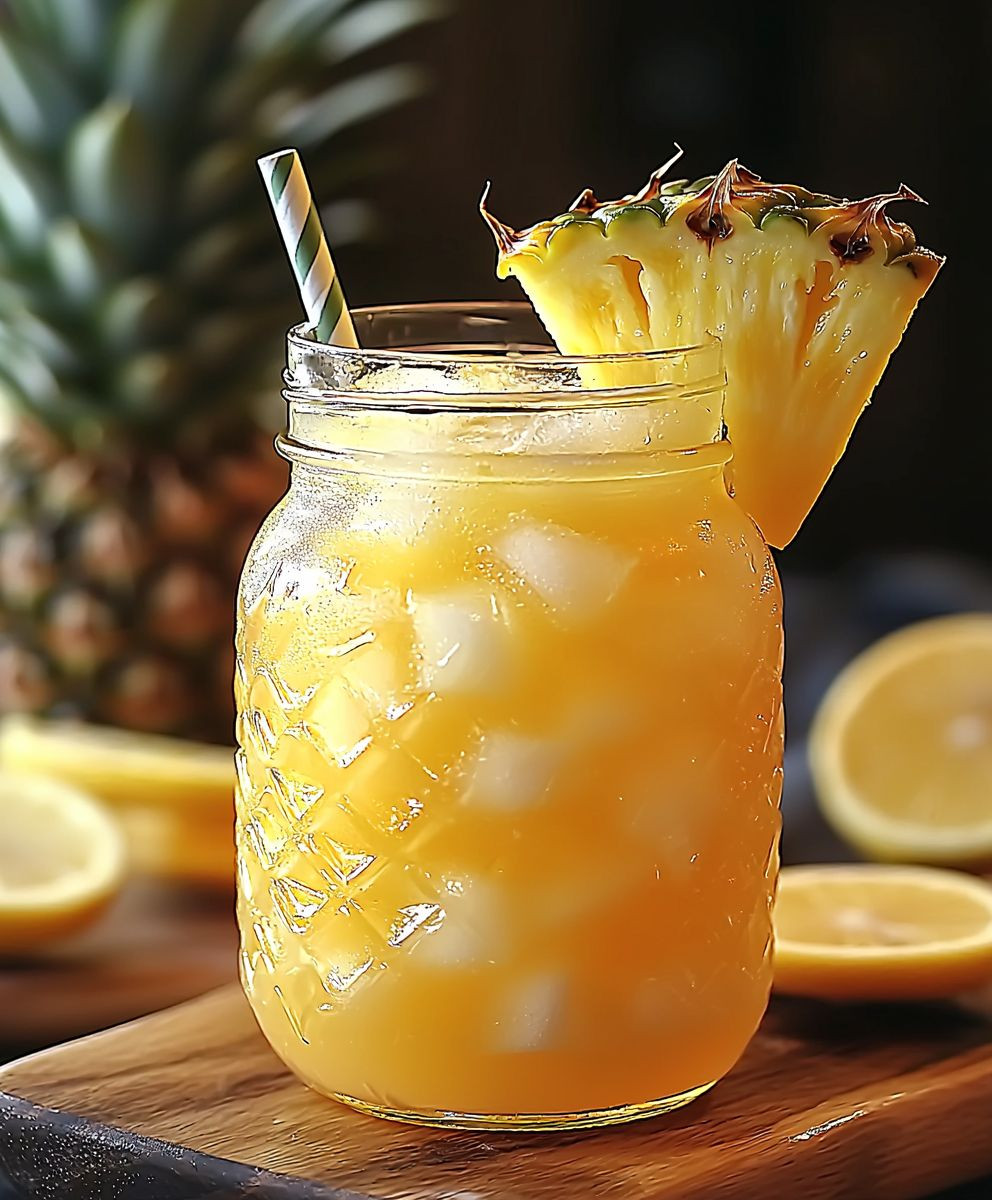 Tropical Pineapple Lemonade Punch