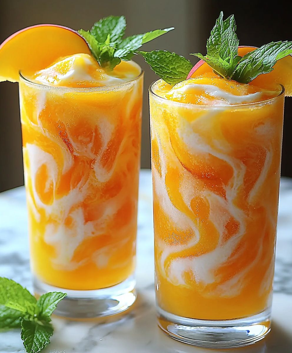 Frozen Peach Lemonade