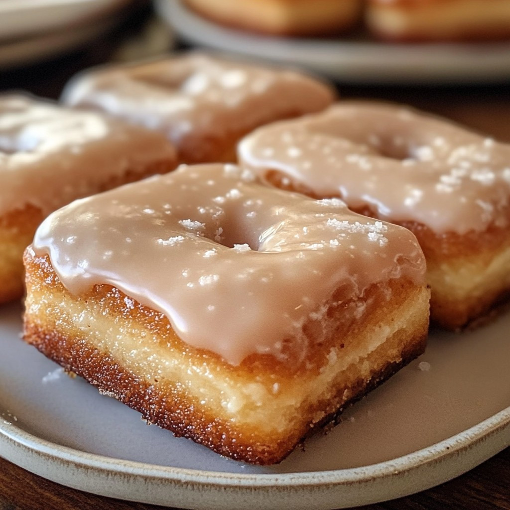 Maple donut bars