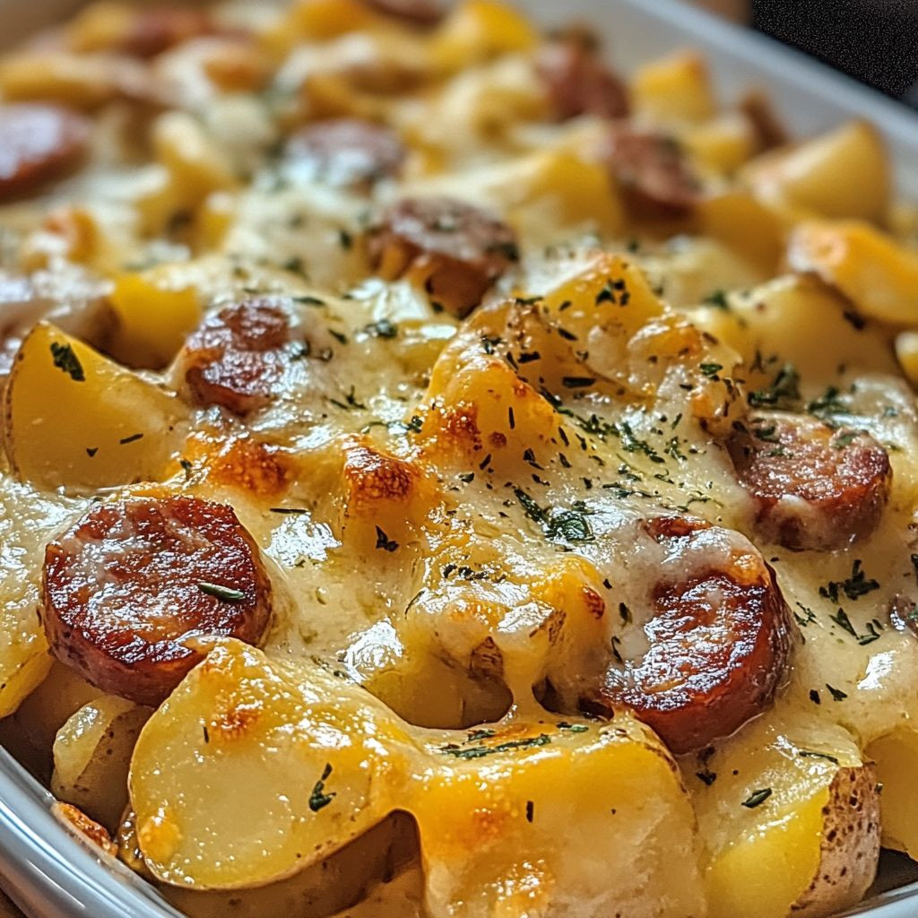 Cheesy Ranch Potatoes Sausage