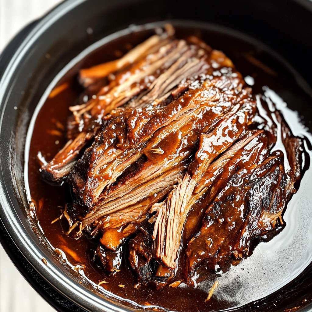 BBQ Beef Brisket Slow Cooker