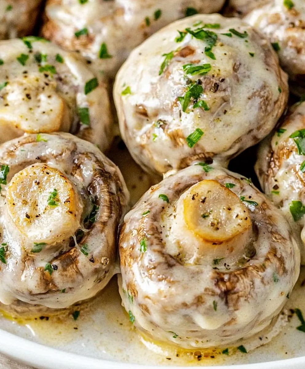 Garlic Parmesan Mushrooms