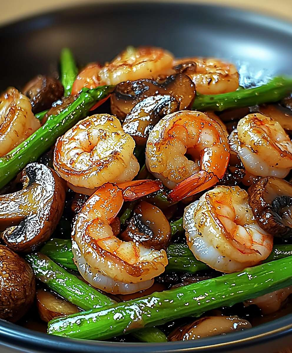 Shrimp Asparagus Stir-Fry