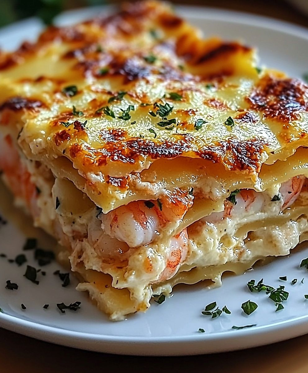 Seafood Lasagna with Lobster