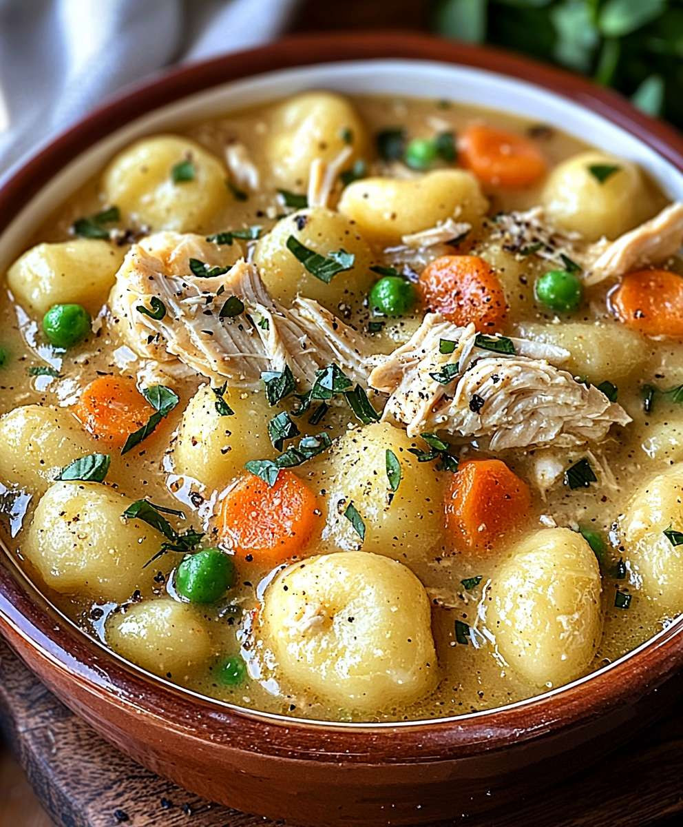 one pot gnocchi chicken pot pie