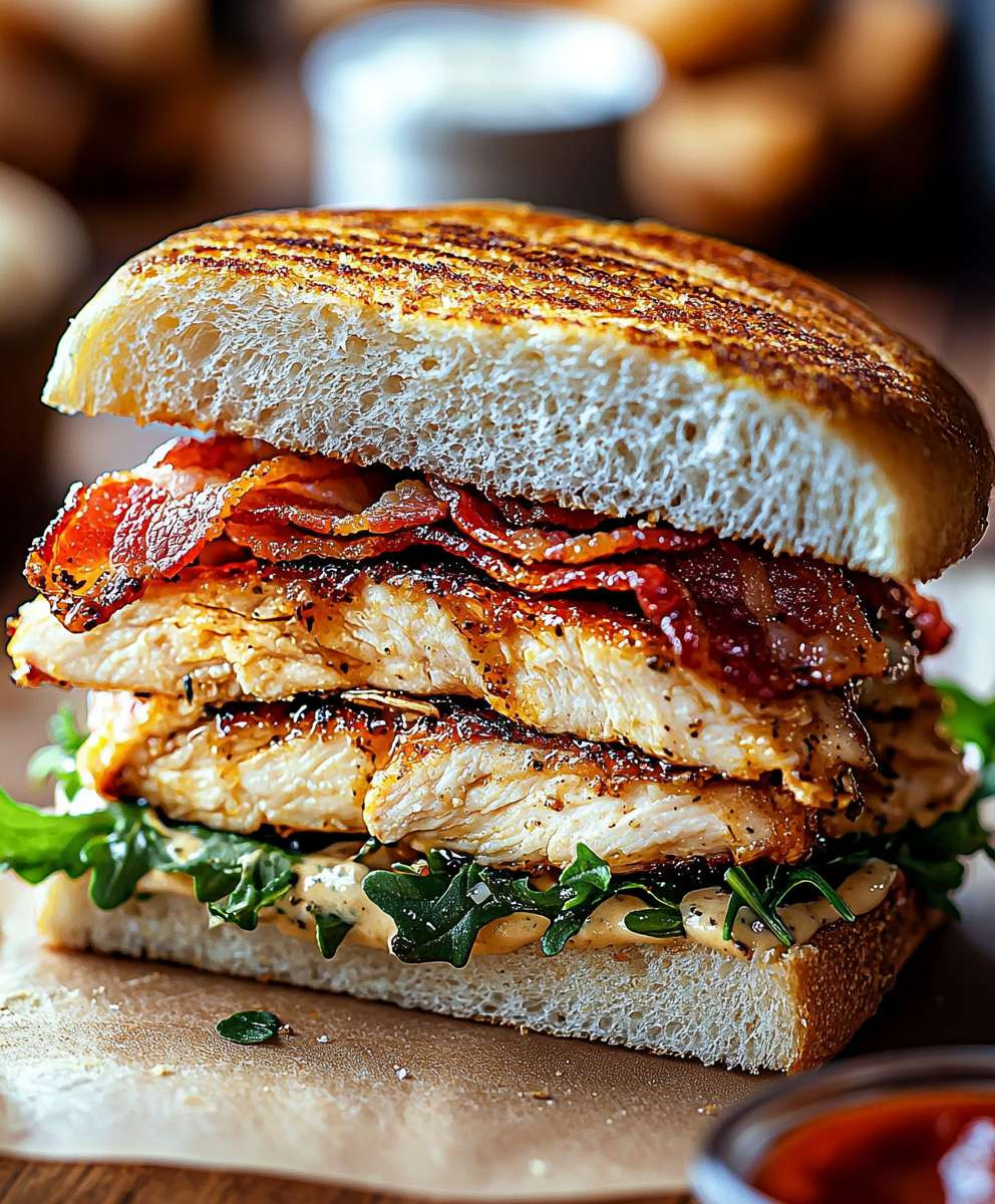Bacon Ranch Chicken Melt