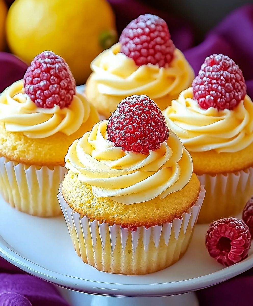 Raspberry Lemon Cupcakes