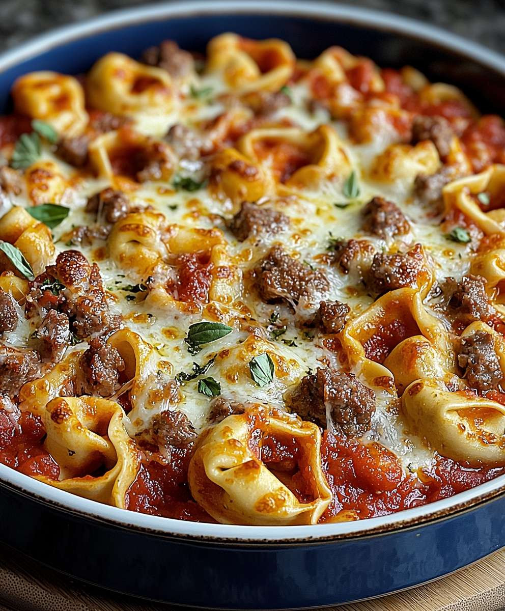 Meat Lovers Tortellini Dish