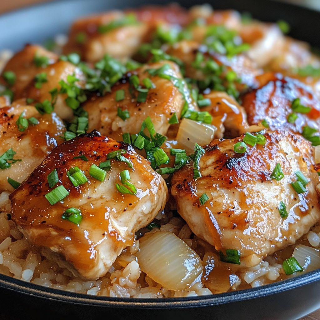 Honey BBQ Chicken Rice
