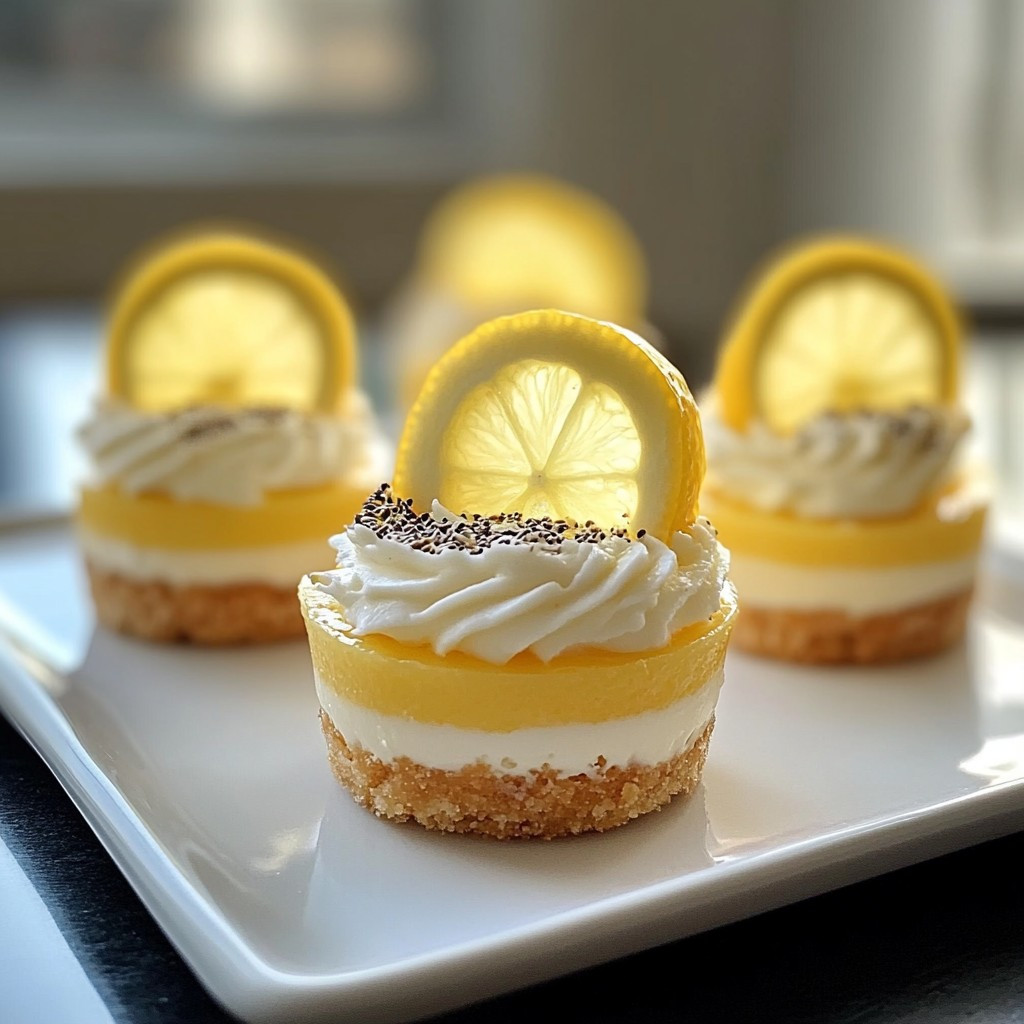 Lemon Cheesecakes