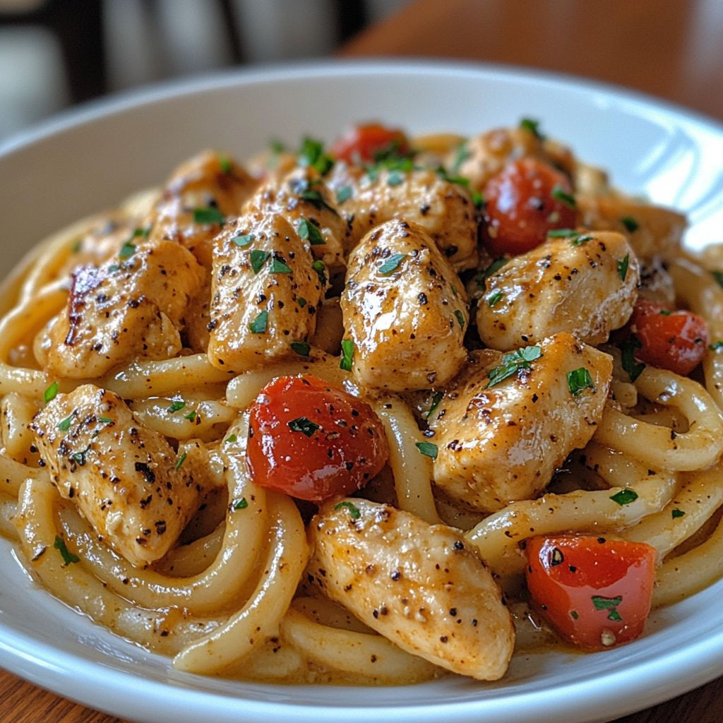 Crock Pot Cajun Chicken Pasta