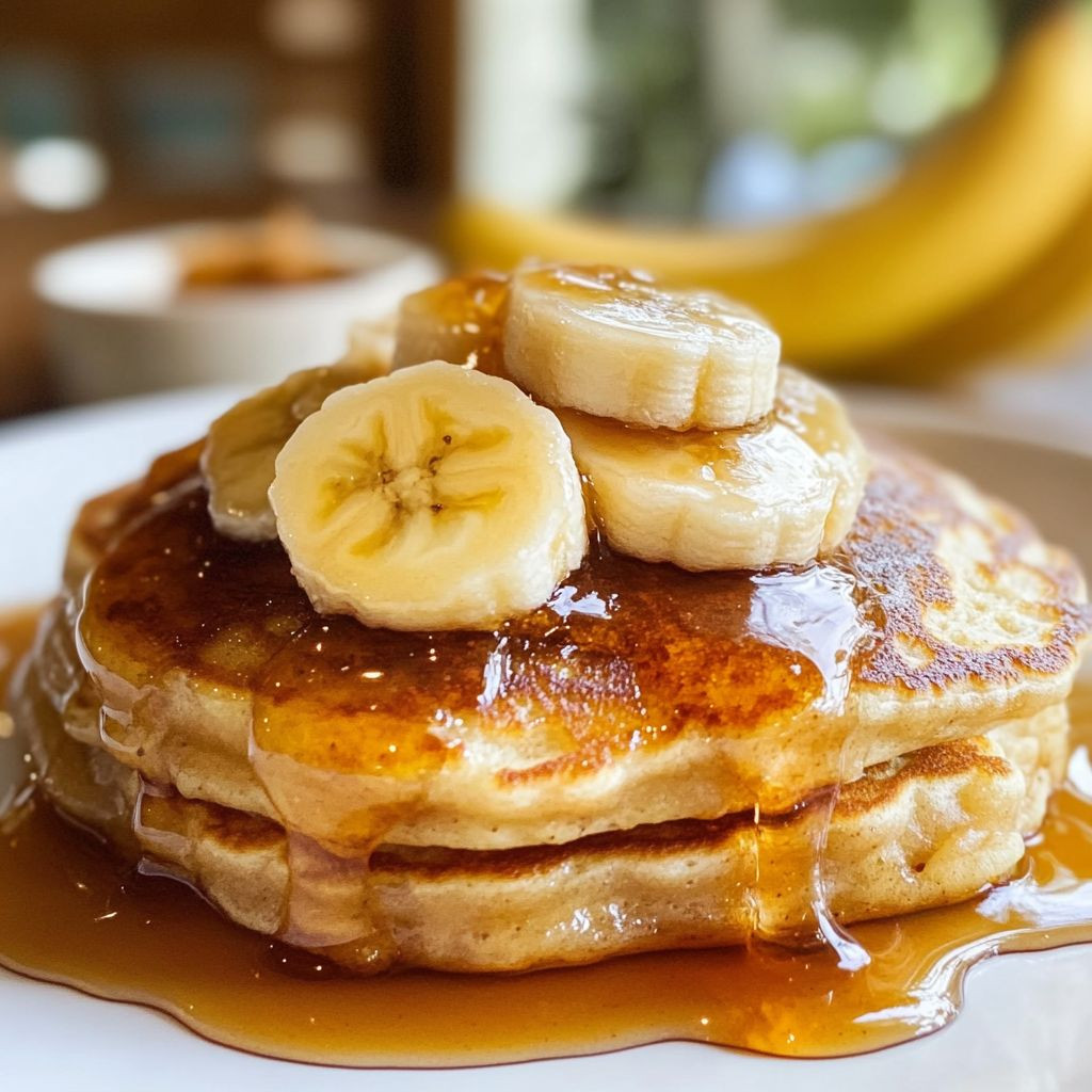 Brown Sugar Banana Pancakes