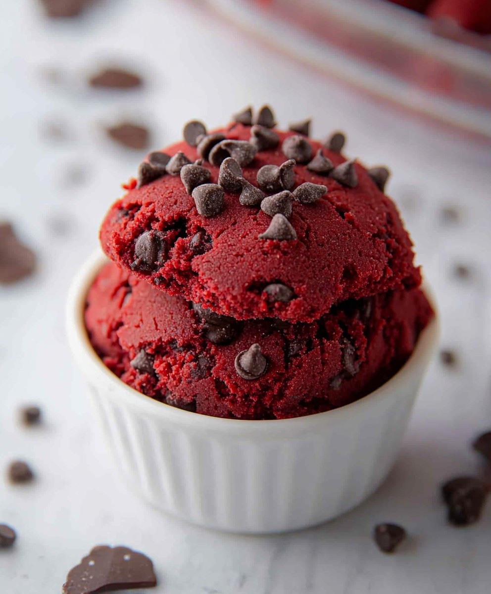 Red Velvet Cookie Dough