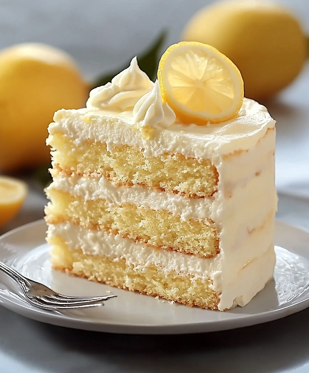 Italian Lemon Cream Cake