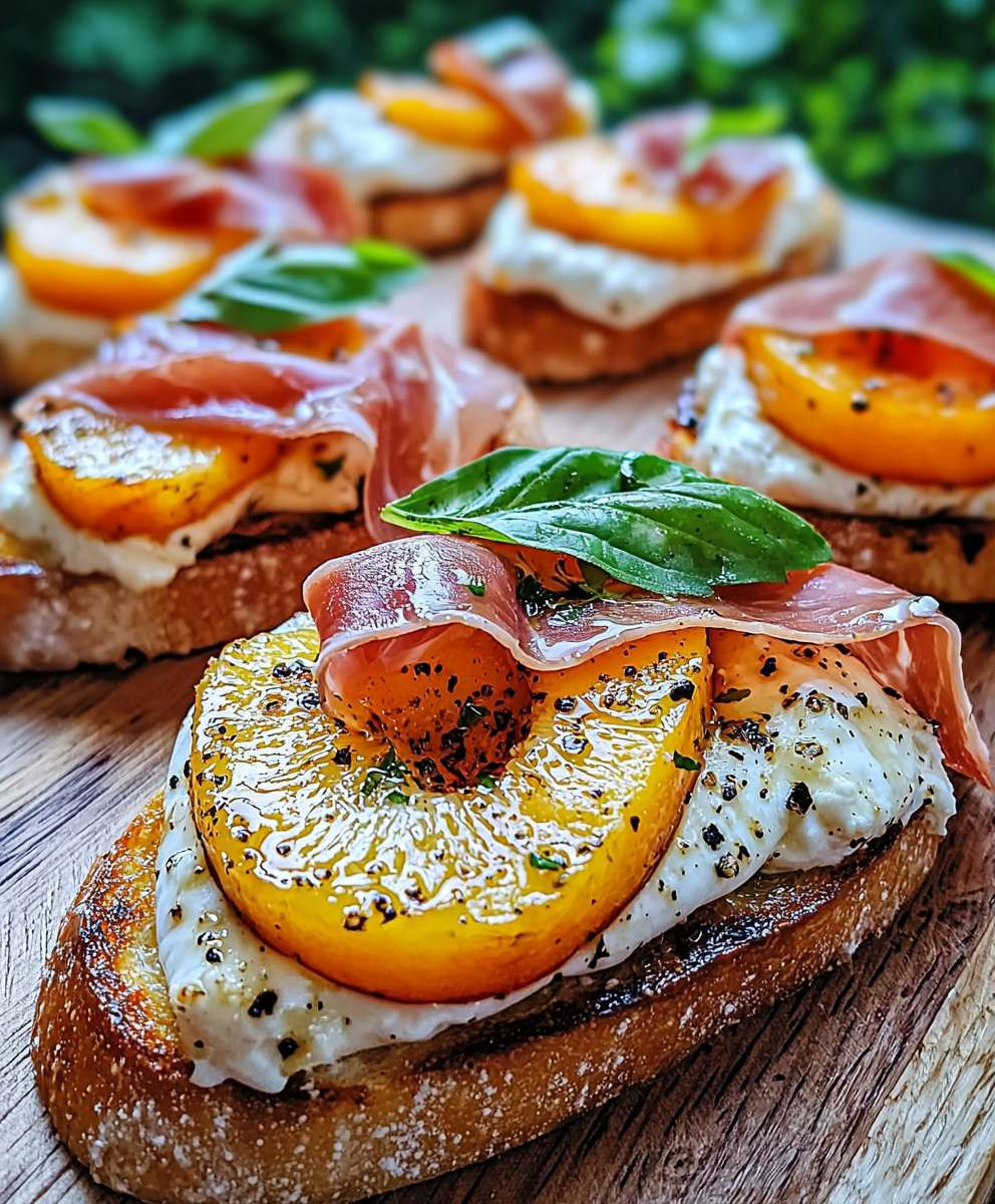 Cheesy Burrata Crostini