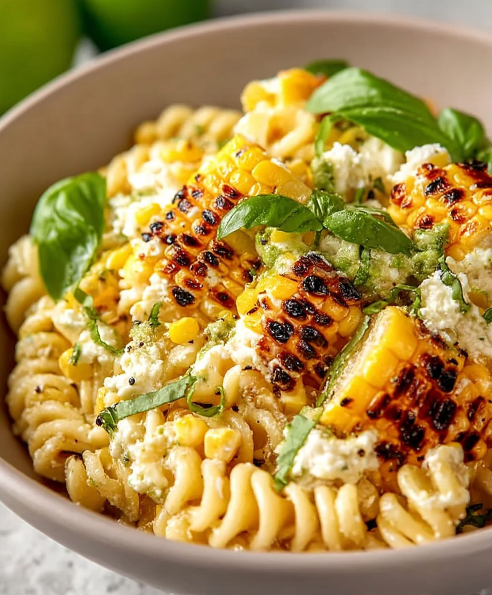 Healthy Street Corn Pasta Salad
