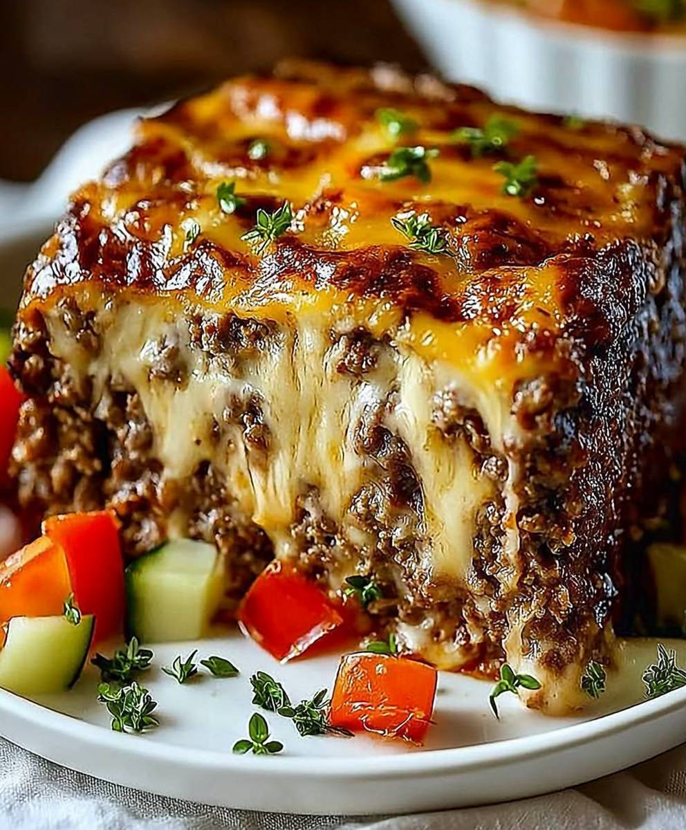 Philly cheesesteak meatloaf