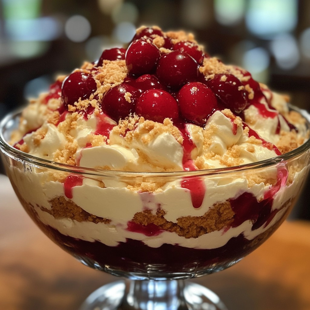 Cherry Cheesecake Trifle