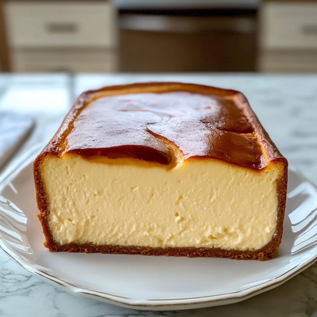 Basque Cheesecake Loaf Pan
