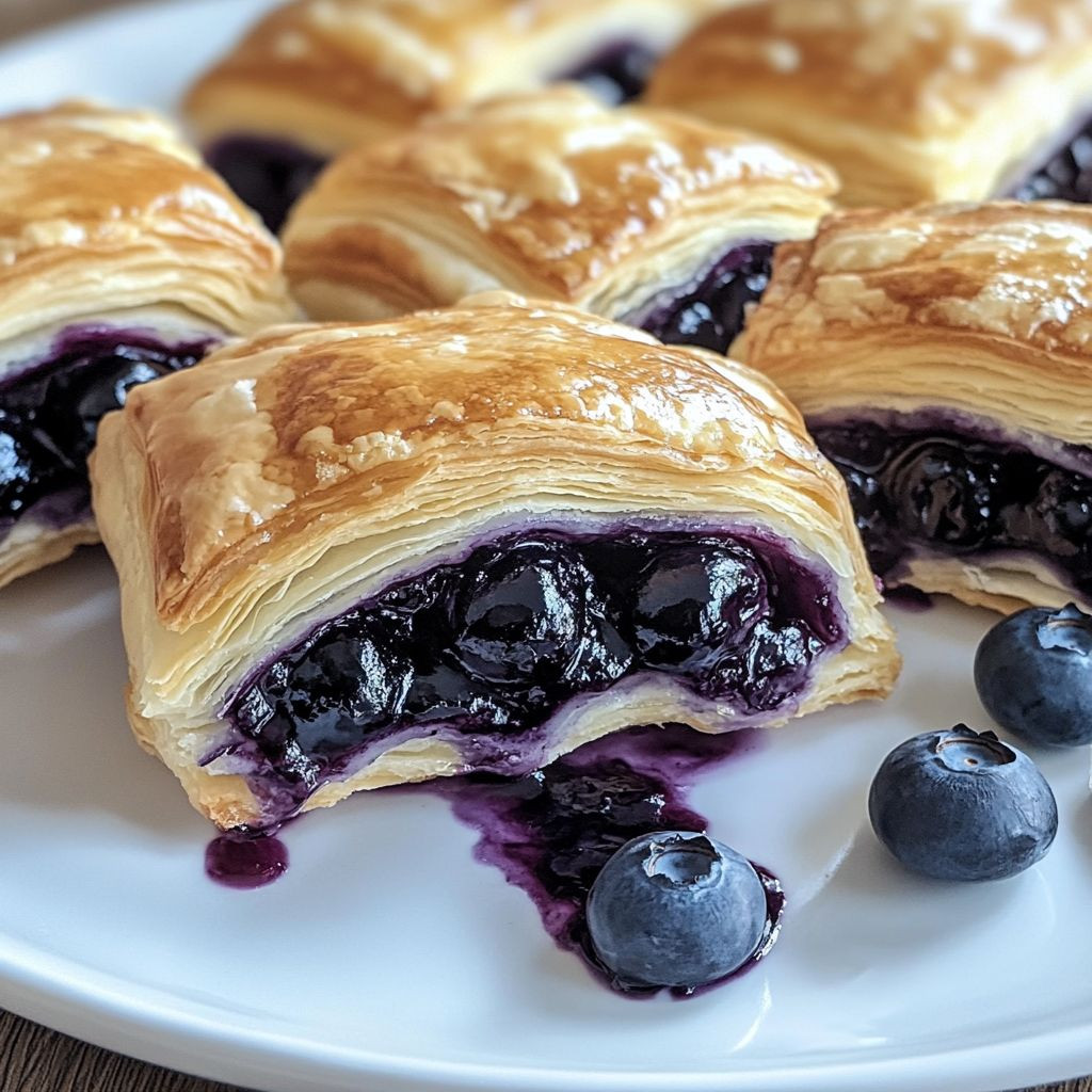 Blueberry cream cheese pastry