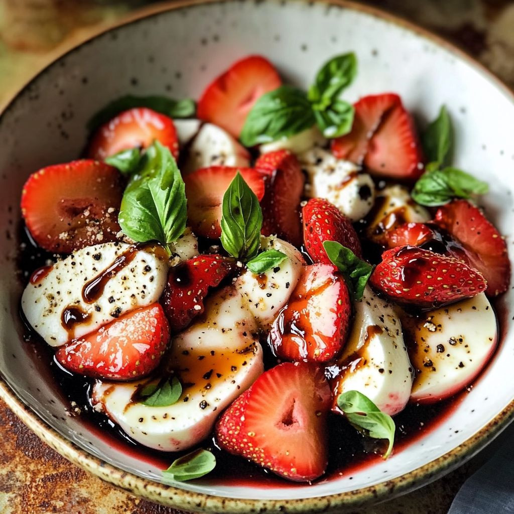 Strawberry Caprese Salad