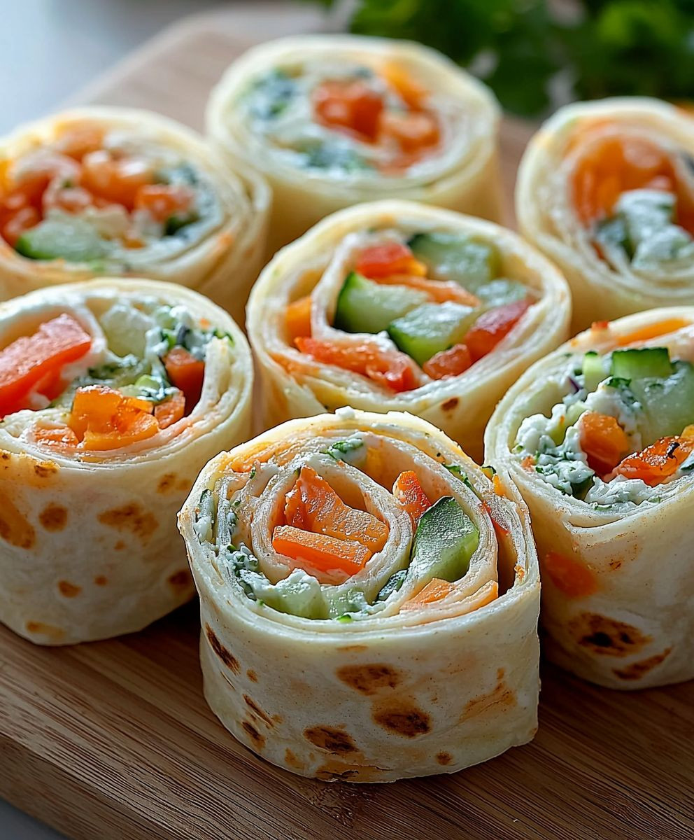 Vegetable Tortilla Roll Ups