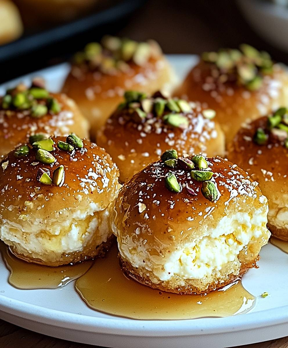 Ricotta pistachio honey