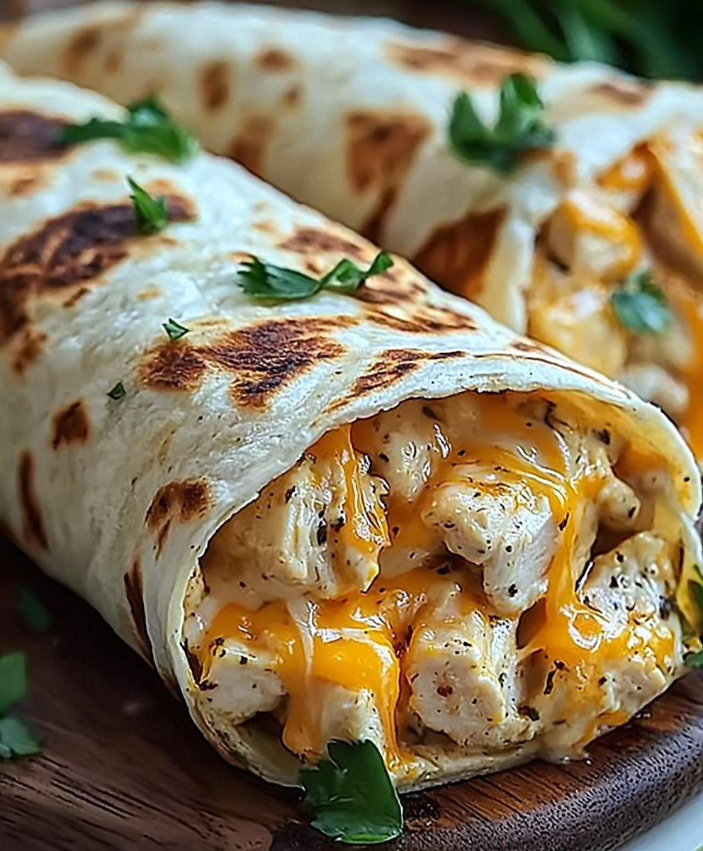 Cheesy Chicken Wrap