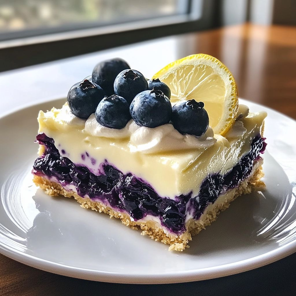 Lemon Blueberry Dessert