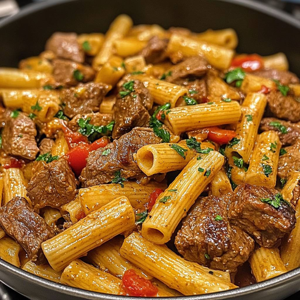 Zesty Steak Pasta