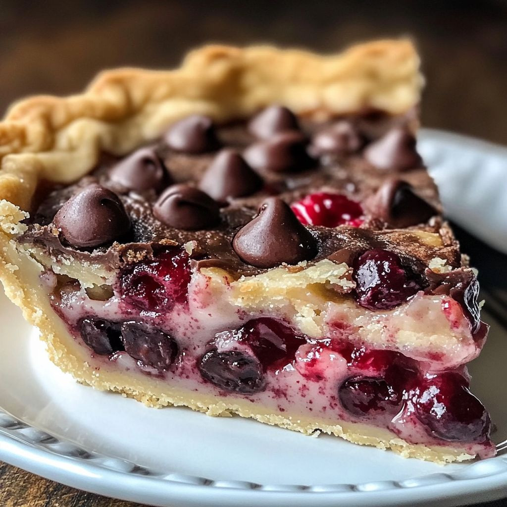 Cherry Chocolate Chip Pie