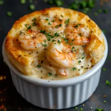 Shrimp &amp; Lobster Cheddar Bay Biscuit Pot Pie-image